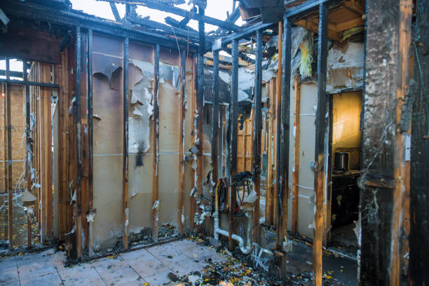 Professional Emergency Fire Cleanup technician working in La Grange, KY
